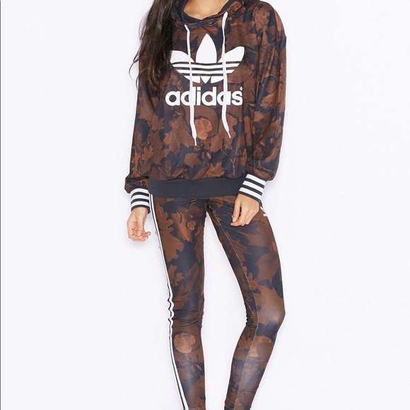 Adidas leaf camo sweatshirt - Picture 1 of 5